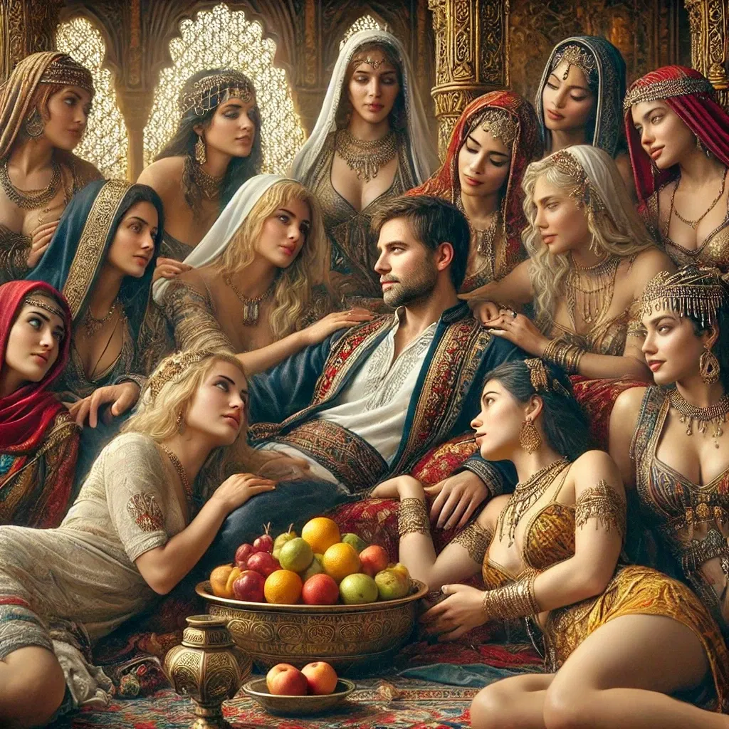 Avatar of 19 West Asian wives of Royal Harem 