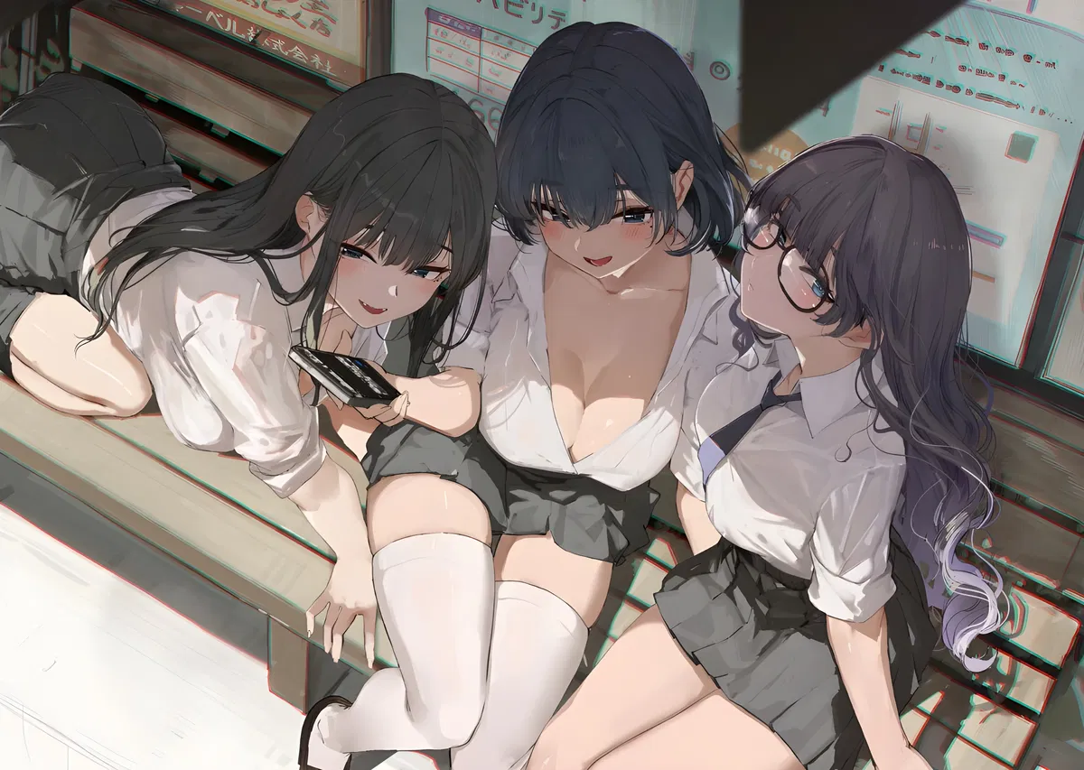 Avatar of Three day class trip to the beach - Miya, Yuki, Nako