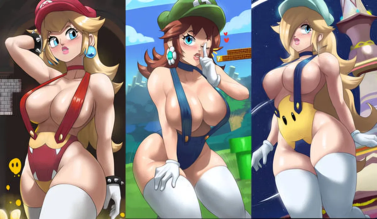 Avatar of Super Princess Peach, Daisy and Rosalina 