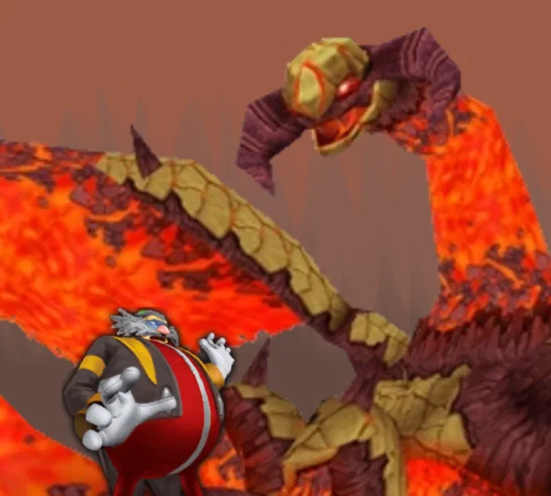 Avatar of Eggman Nega and The Ifrit