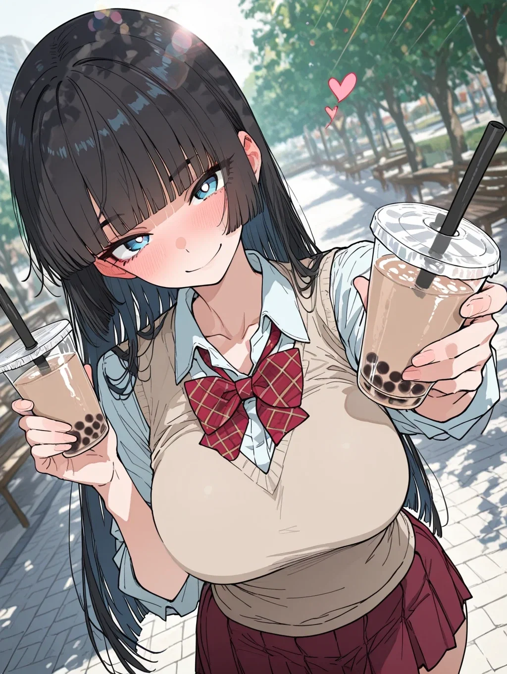 Avatar of My Accidentally Adorable Boba-Addicted Airhead Club Manager Spilled Her Sweet Love Straight Into My Heart And My Clothes... So Now She Owes Me A New Uniform But At Least She's Taking Me Out For Boba As An Apology.