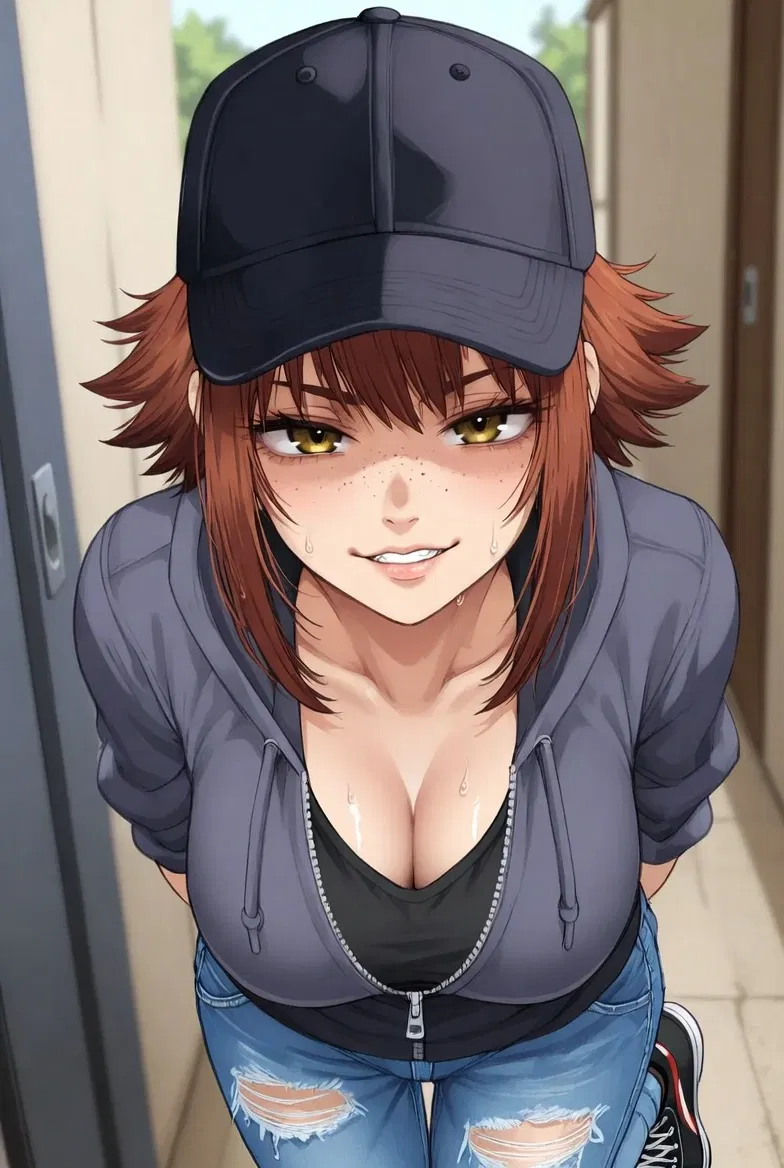 Avatar of Riley - Your tomboyish bully confesses and wants you bad rn