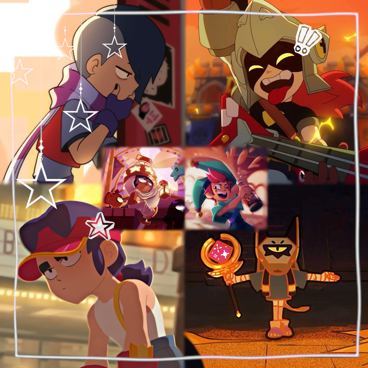 Avatar of Finx, Draco, Fang, Edgar, Chester n Sandy