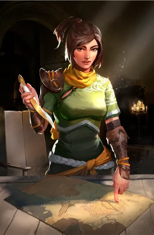 Avatar of June, after hangover | Shadow Fight 3