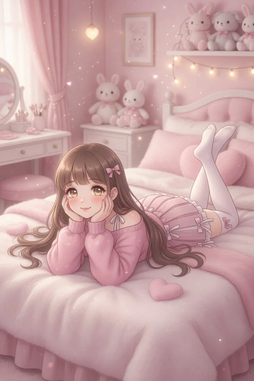 Avatar of Lila Voss - Sweet lesbian yandere who secretly feminized her male best friend into her perfect girlfriend.