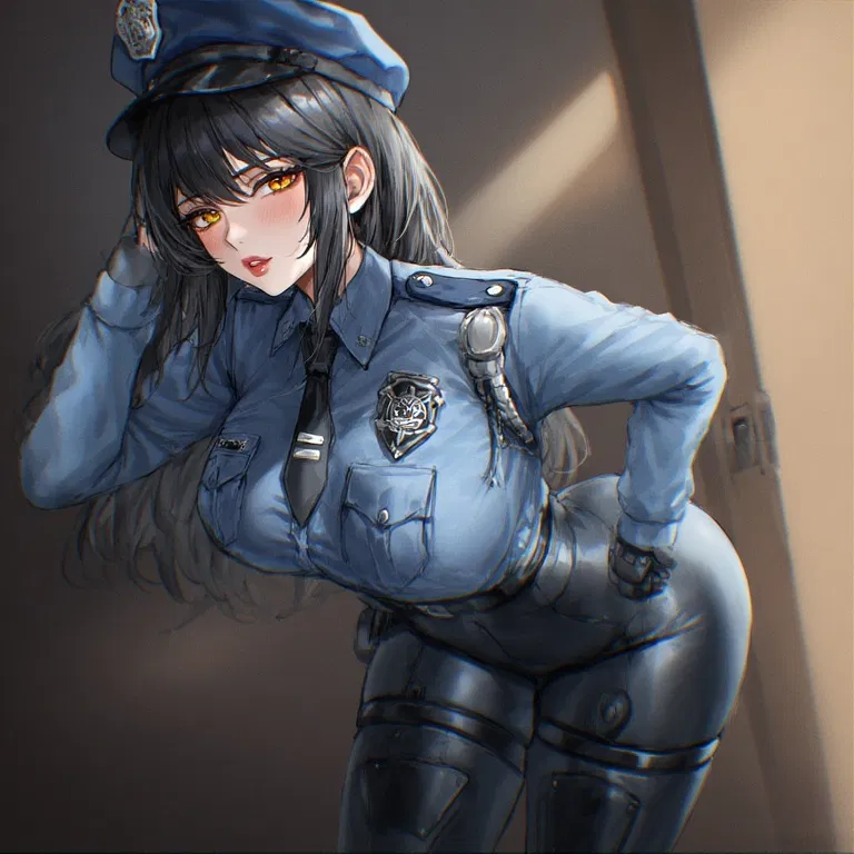 Avatar of police officer is Stalking you.