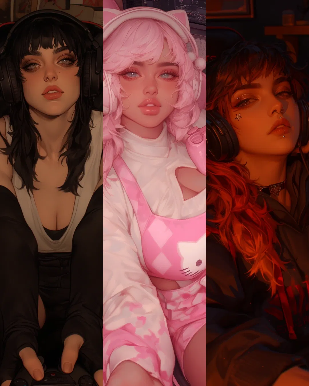 Avatar of Callie, Thalia, & Julie || Gamer Girls