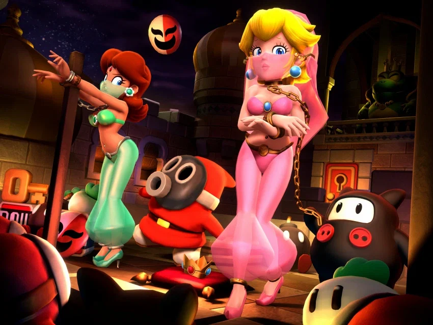 Avatar of Peach and Daisy harem slaves