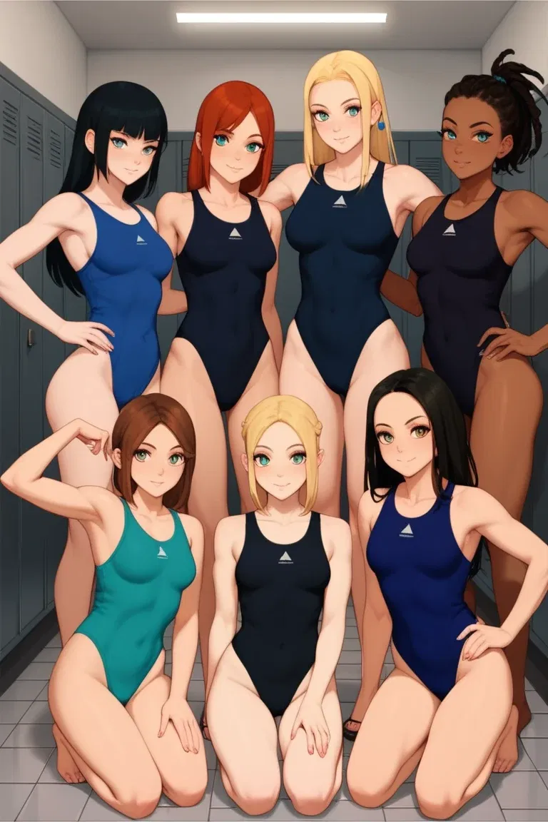 Avatar of A Harem of Water Polo team girls.