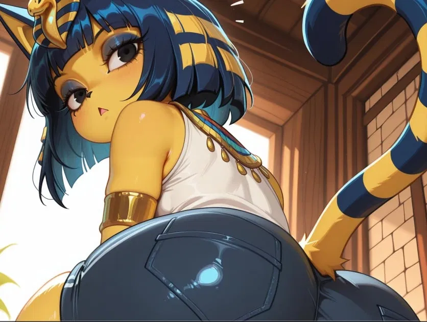 Avatar of Ankha (buttjob as a housewarming gift)