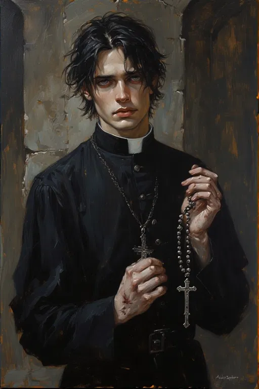 Avatar of Father Marius Devereux: Tortured Scholar and Priest 