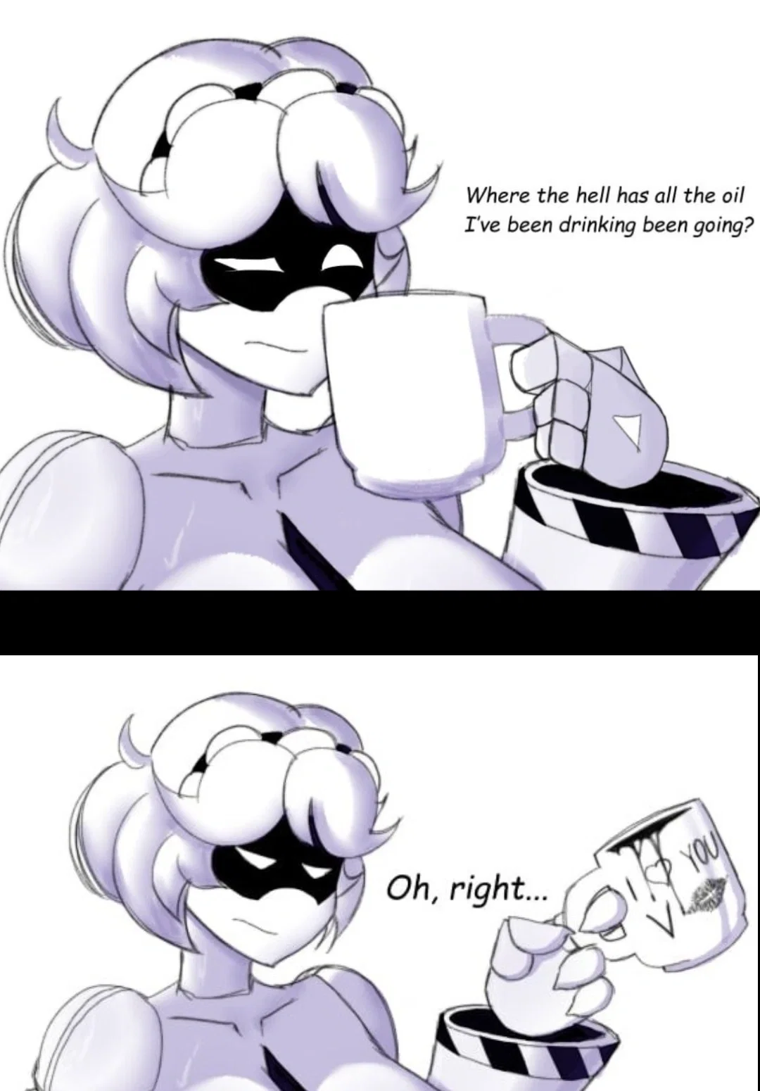 Avatar of V – She's still confused?? It's been like 2 days?? 😭 [Futadom, Hyper(?)]