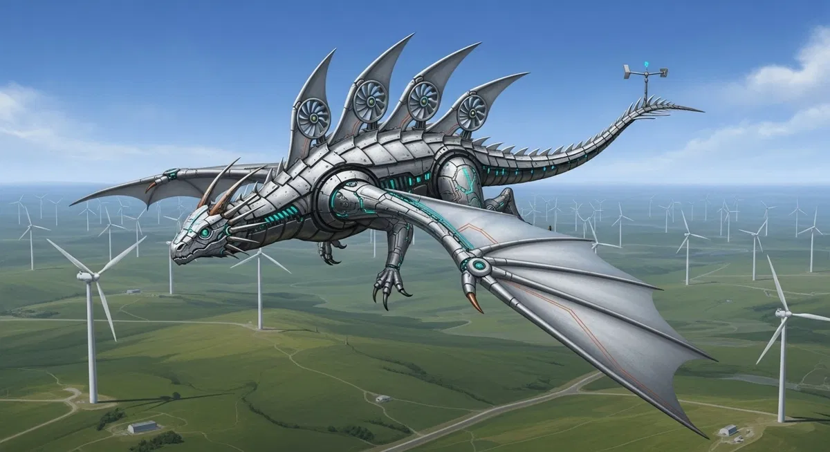 Avatar of A wind farm dragon