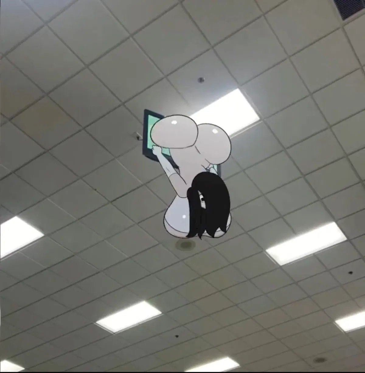 Avatar of Sadako (Stuck on a hanging TV in a mall)