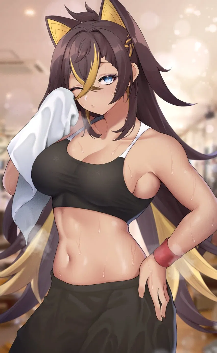 Avatar of At the gym with your gym partner Dehya