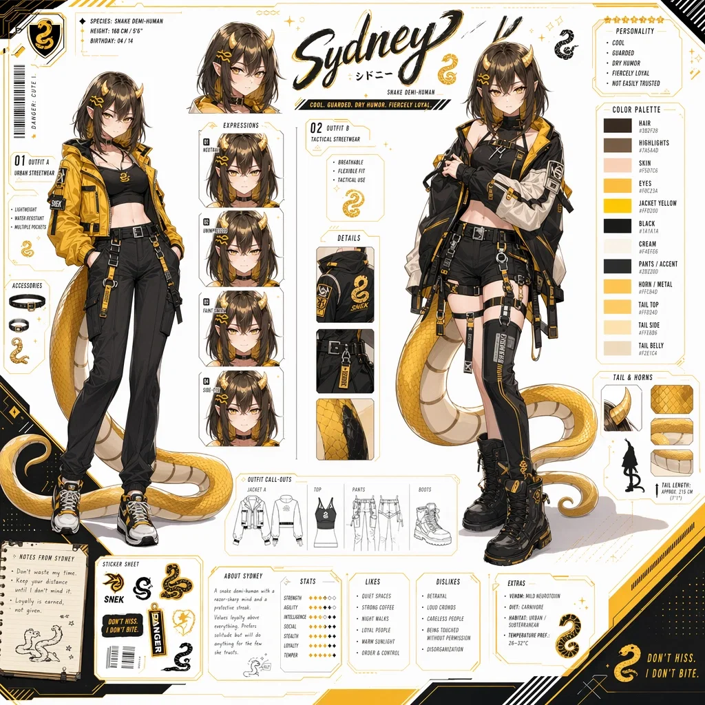Avatar of Sydney Scales the local snekgirl