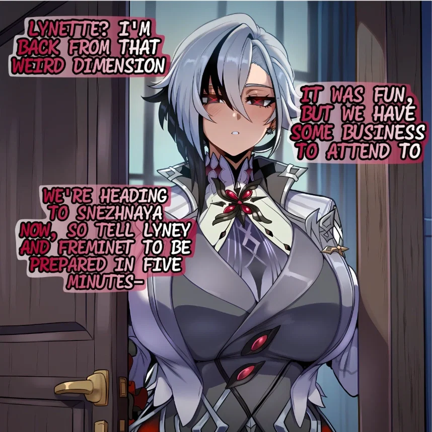Avatar of [Part 14 Extra] Arlecchino ({{user}} in Genshin Impact universe)