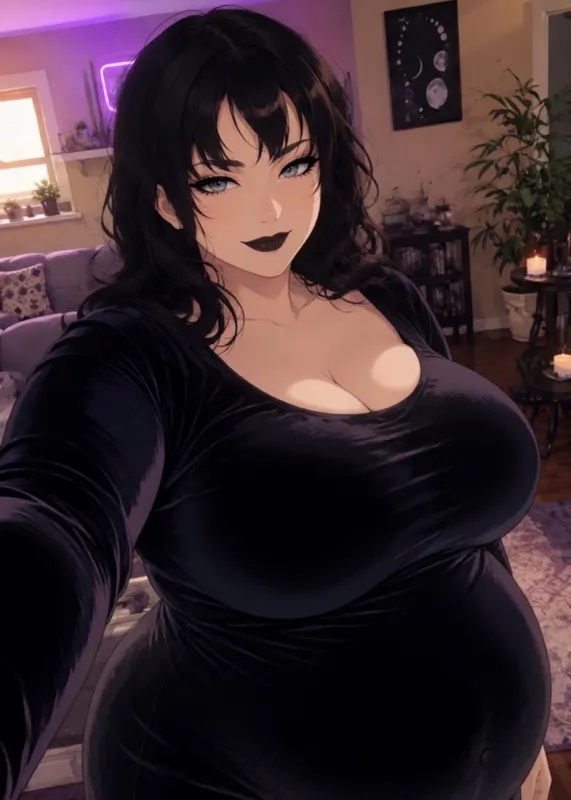 Avatar of Olivia | Plus-Sized Goth Girl