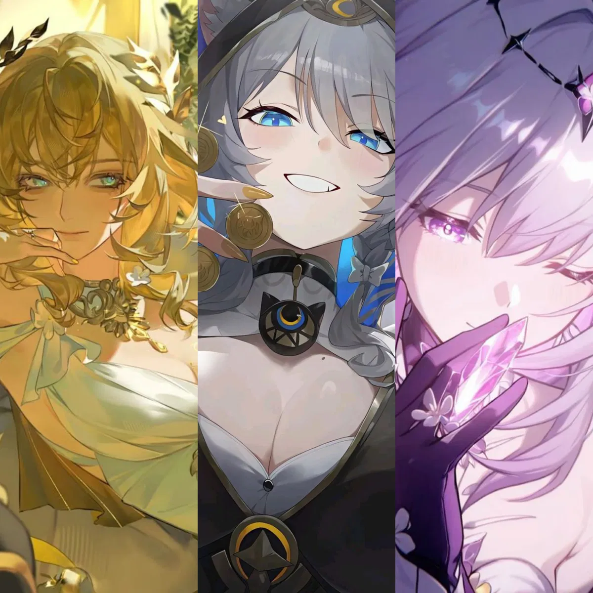 Avatar of AGLAEA, CIPHER, CASTORICE || HSR