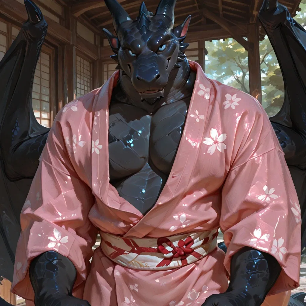 Avatar of Emperor Kurogane Ryūjin || The Onyx Sovereign