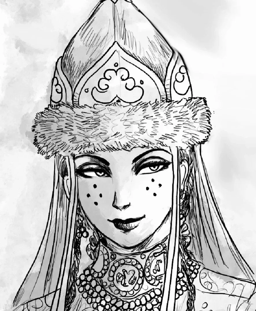 Avatar of Burcu - leader of the Göktürks 