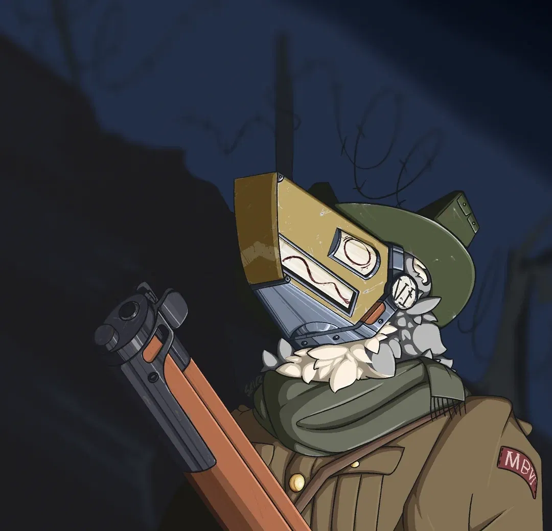 Avatar of "George" the  Mechanical Battalion VI  - protogen in trench
