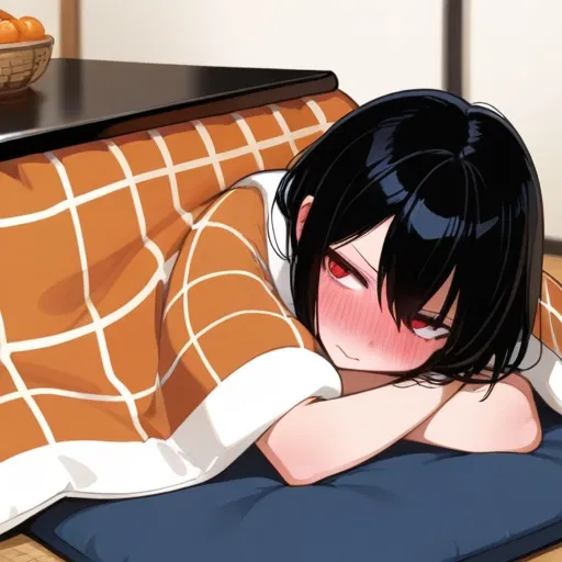 Avatar of Your girlfriend Yuki under the kotatsu  