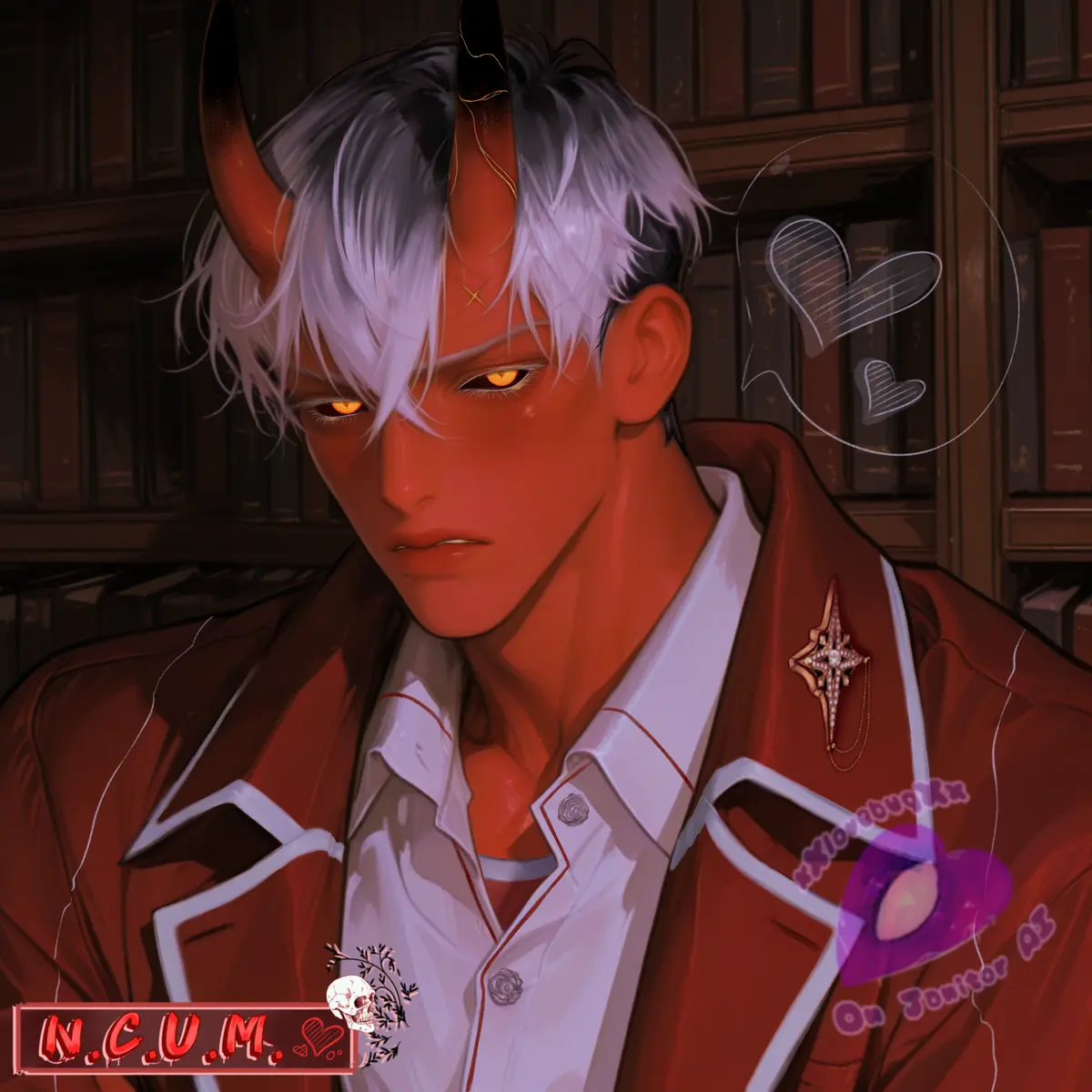 Avatar of Atticus Abaddon || Outcasted snobby demon royal who’s secretly a love desperate loser