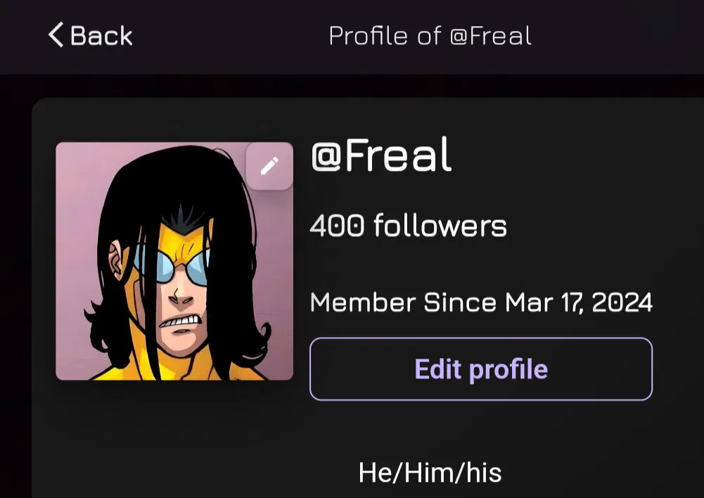 Avatar of 400 FOLLOWERS