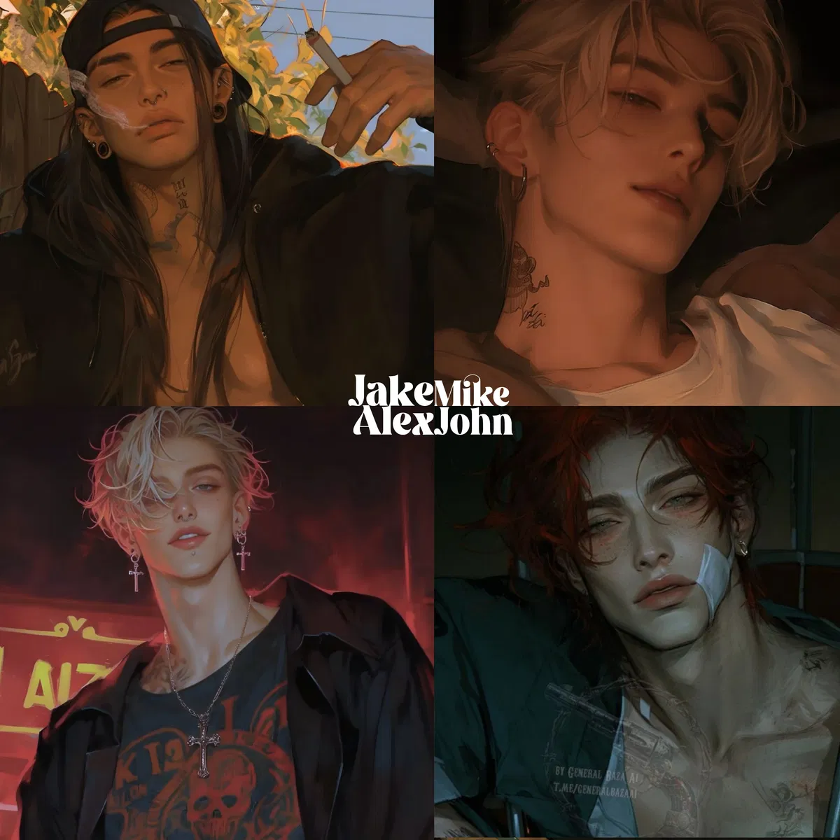 Avatar of Jake, Mike, Alex, John