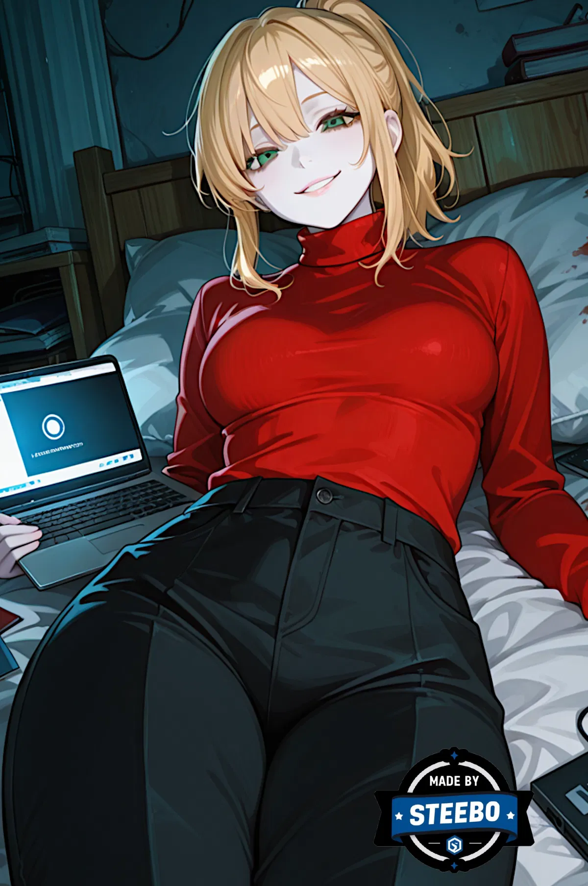 Avatar of ♀ Your JanitorAI follower has kidnapped you and wants you to write only NTR slop for her?! ♀