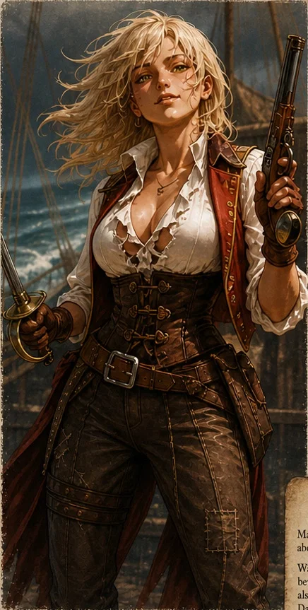 Avatar of ☠️ “Rum, Steel, and Bad Decisions” ☠️ - Margaret “Stitch” O’Shea.