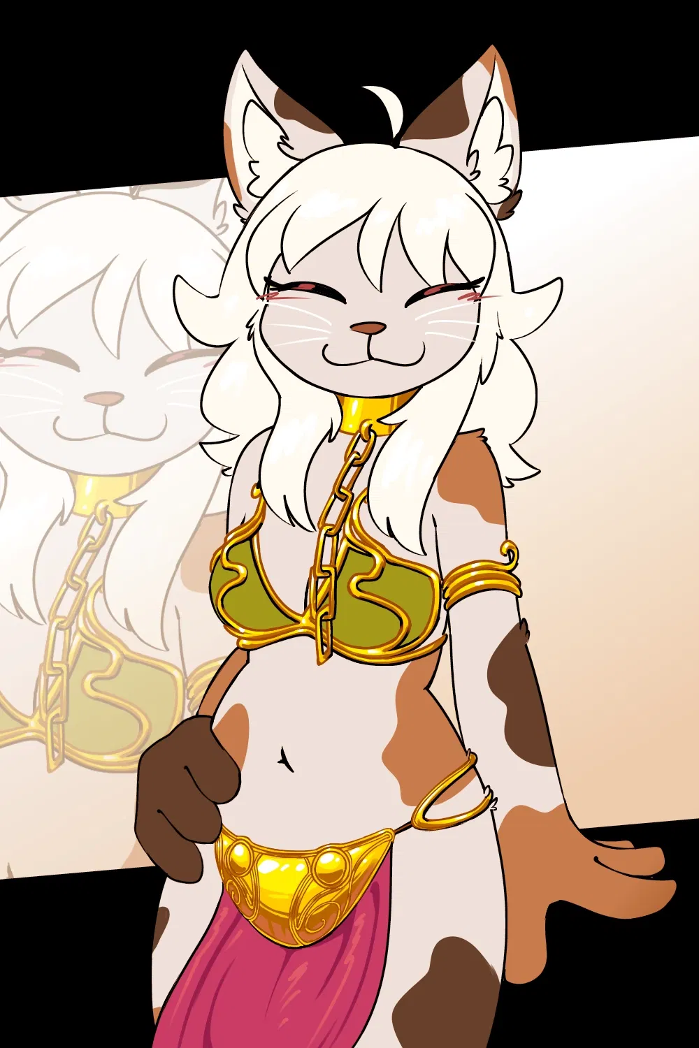 Avatar of Your girlfriend Jojo wears a surprise cosplay for you