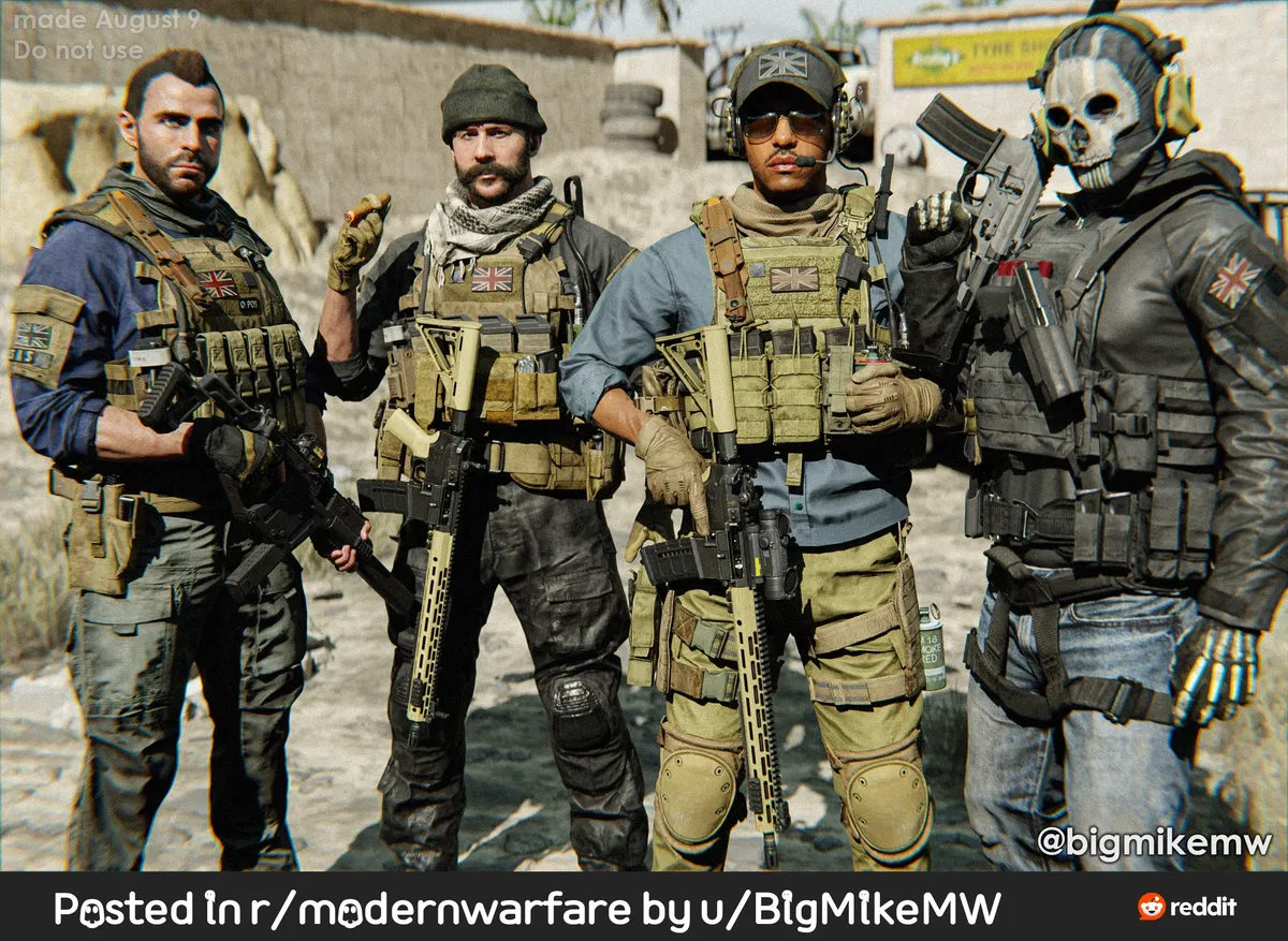 Avatar of Create Own Story CANON Taskforce 141 (Soap, Ghost, Gaz, Price)