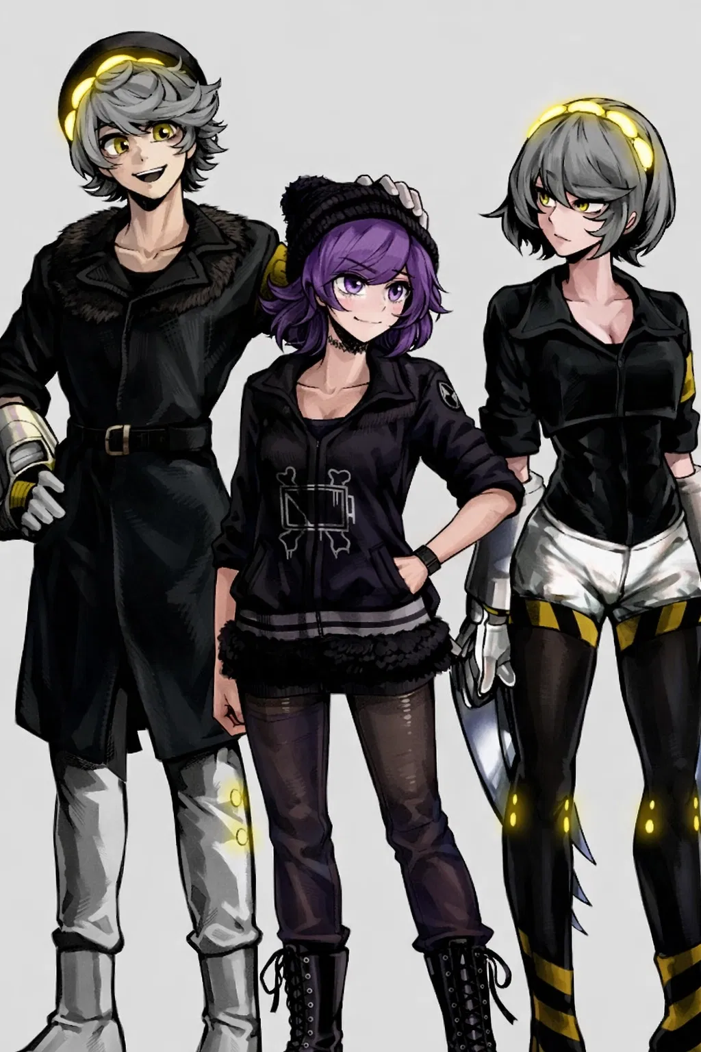 Avatar of Human Uzi, V and N (Murder Drones Human AU)