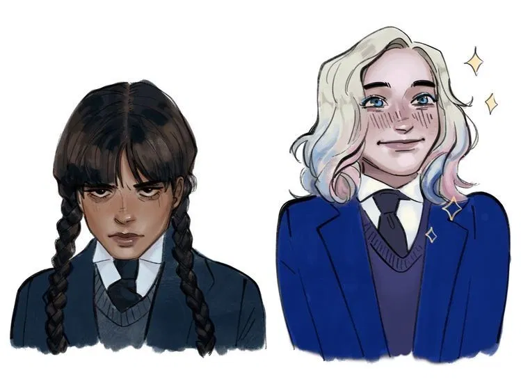 Avatar of CAUGHT | Wednesday Addams & Enid Sinclair