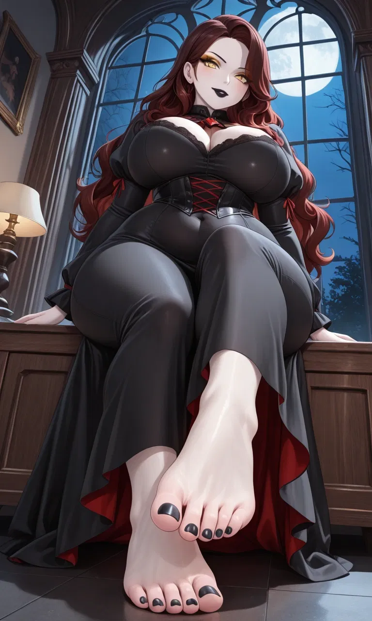 Avatar of Velorina Sangsuce, your futa-feet vampire
