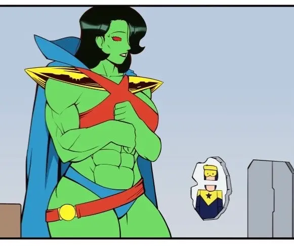 Avatar of Martian Manhunter. But he looking Kinda…..