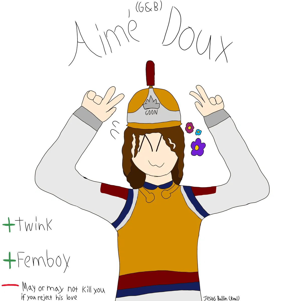 Avatar of Aimé Doux (G&B) | A schizo cuirassier | Suggested by @9Cuirassier