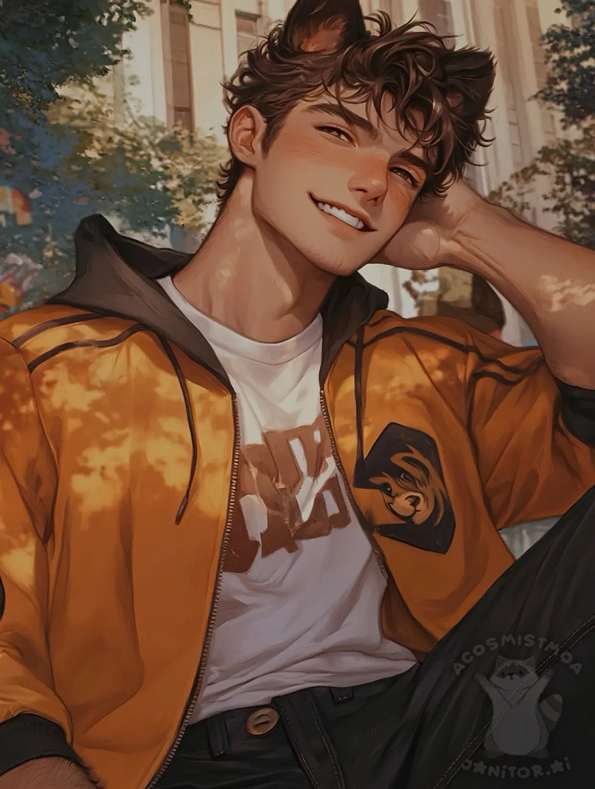 Avatar of Parker || play-boy jock || red flag || raccoon demi-human