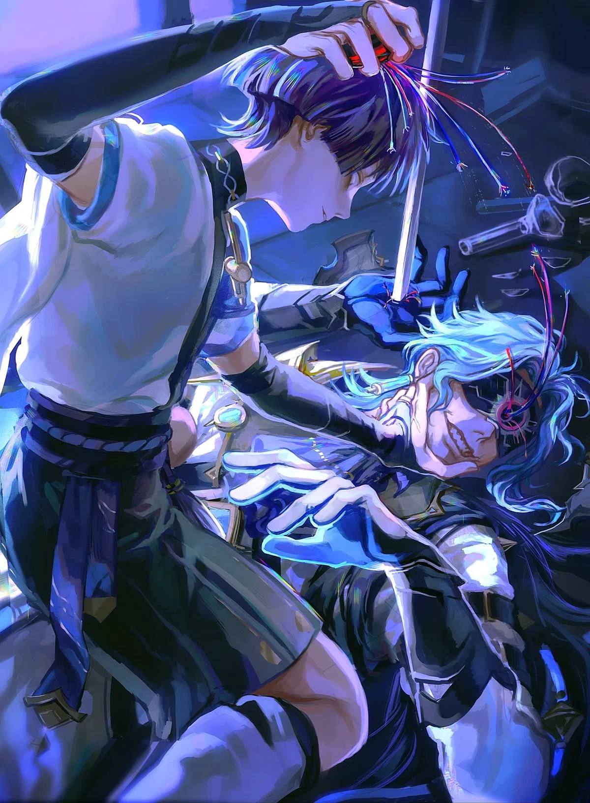 Avatar of Scaramouche and Dottore / Fatui Harbingers