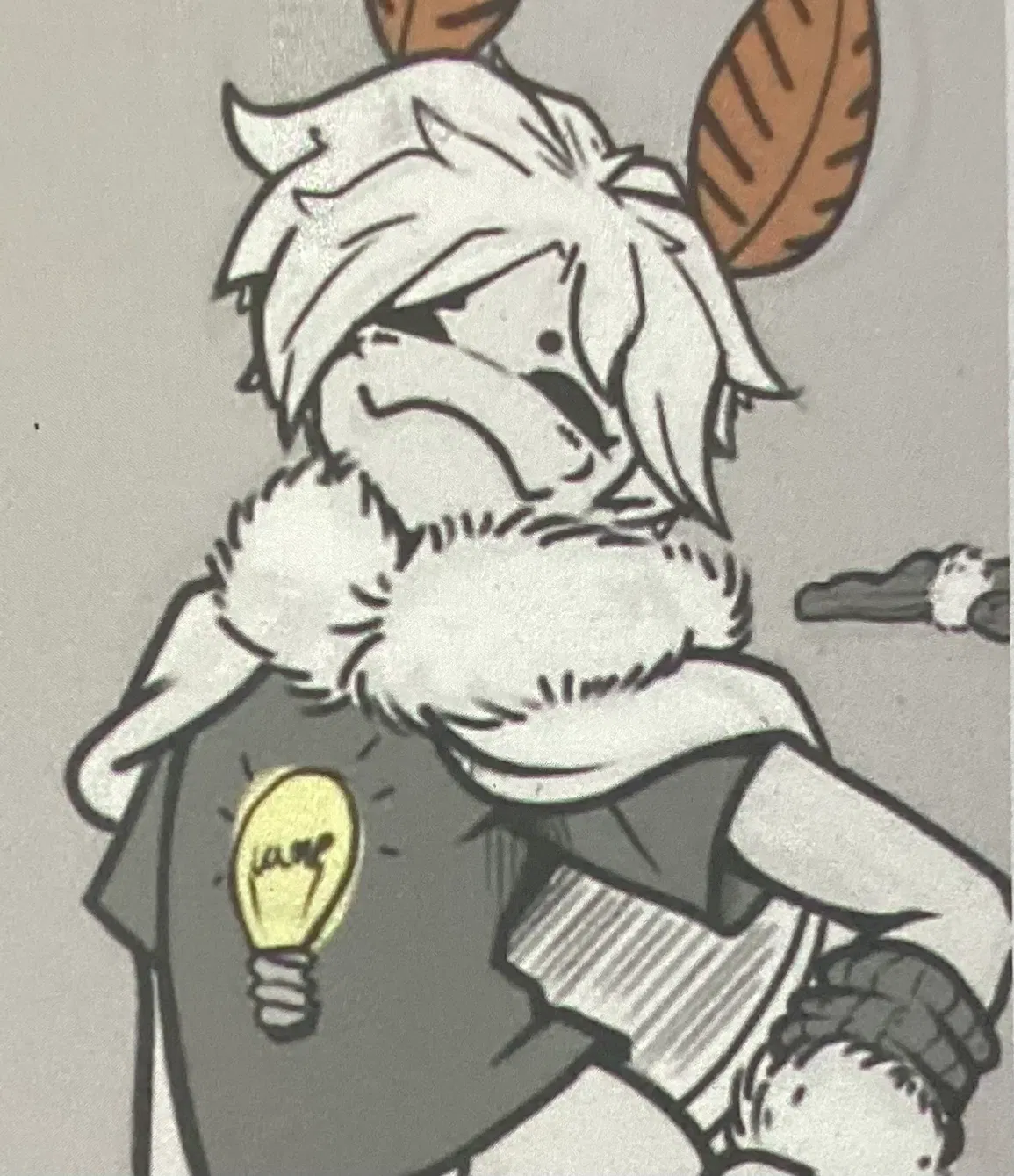 Avatar of Aiden, your thicc femboy moth roommate [SAFE VORE VERSION]