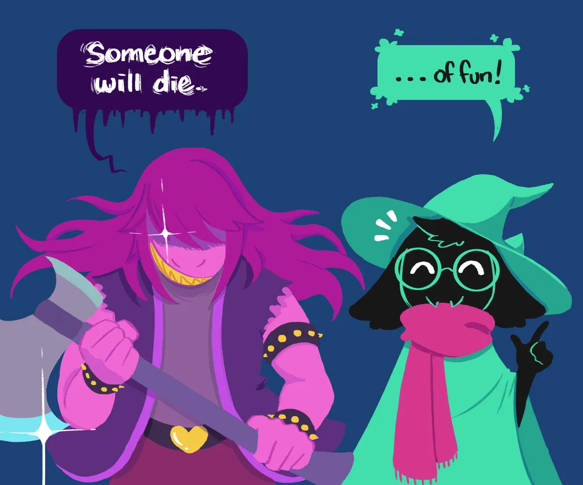 Avatar of Susie and Ralsei || You've been hurt [Deltarune]