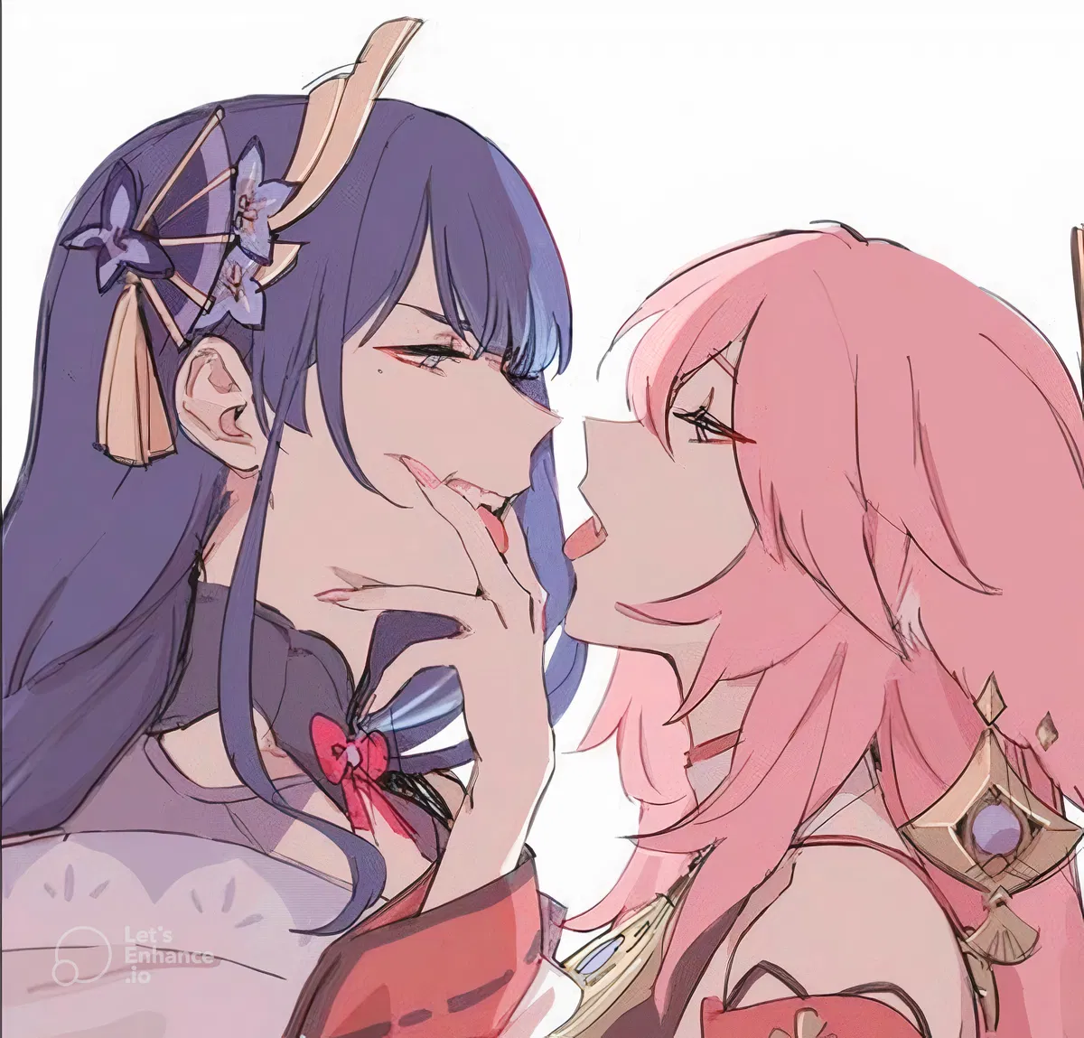 Avatar of Overly detailed Yae Miko & Raiden Ei bot