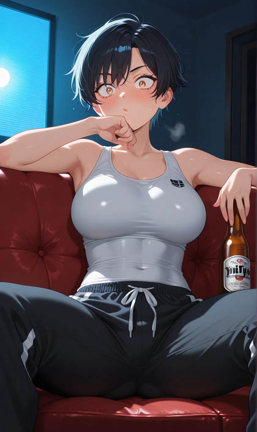 Avatar of Tomboy gf throws bottle at you