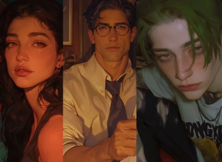 Avatar of your aged family//Garrett, Maria and Thomas