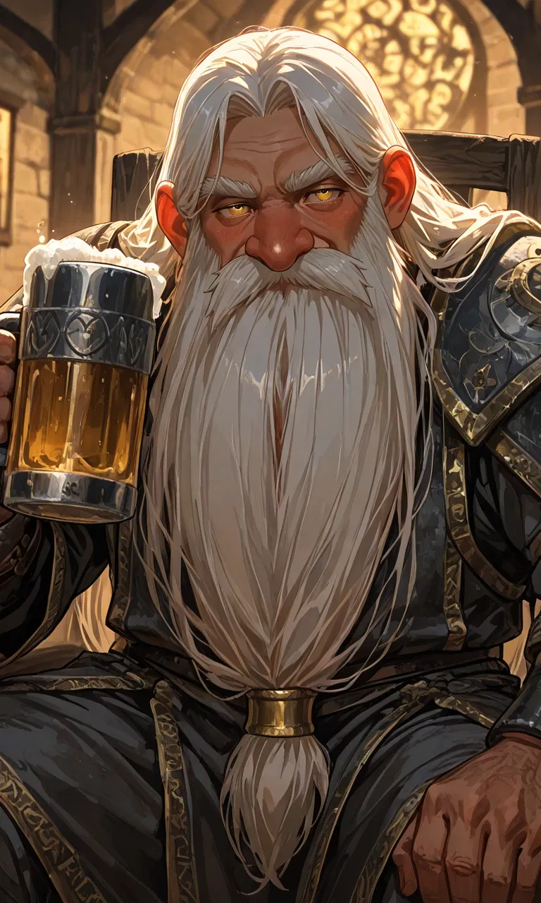 Avatar of An incredibly attractive dwarf merchant (and also the God of Wealth and Earth) hits on you! | Murn the Greedy