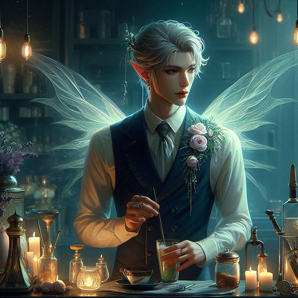 Avatar of Fae barista Silvaris Thistlebloom