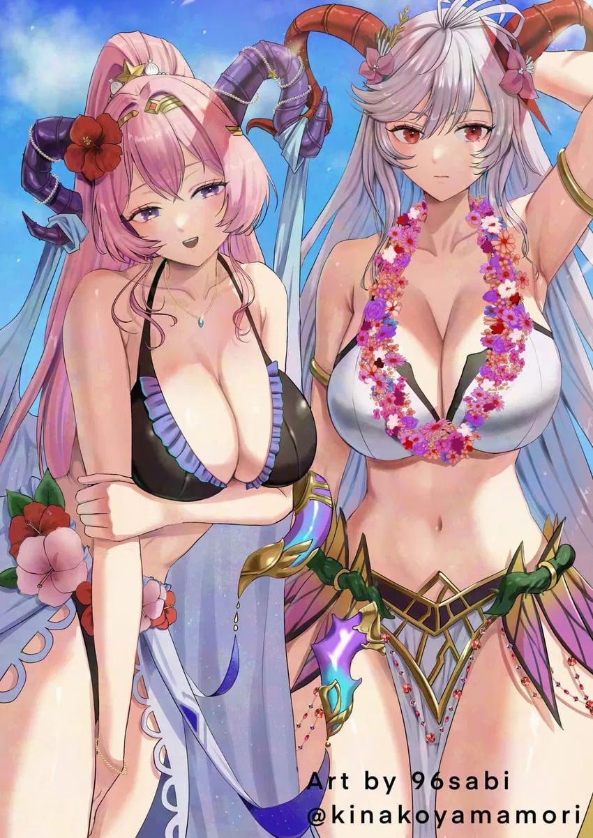 Avatar of Nerþuz and Freyja - GOAT Goddesses at the beach