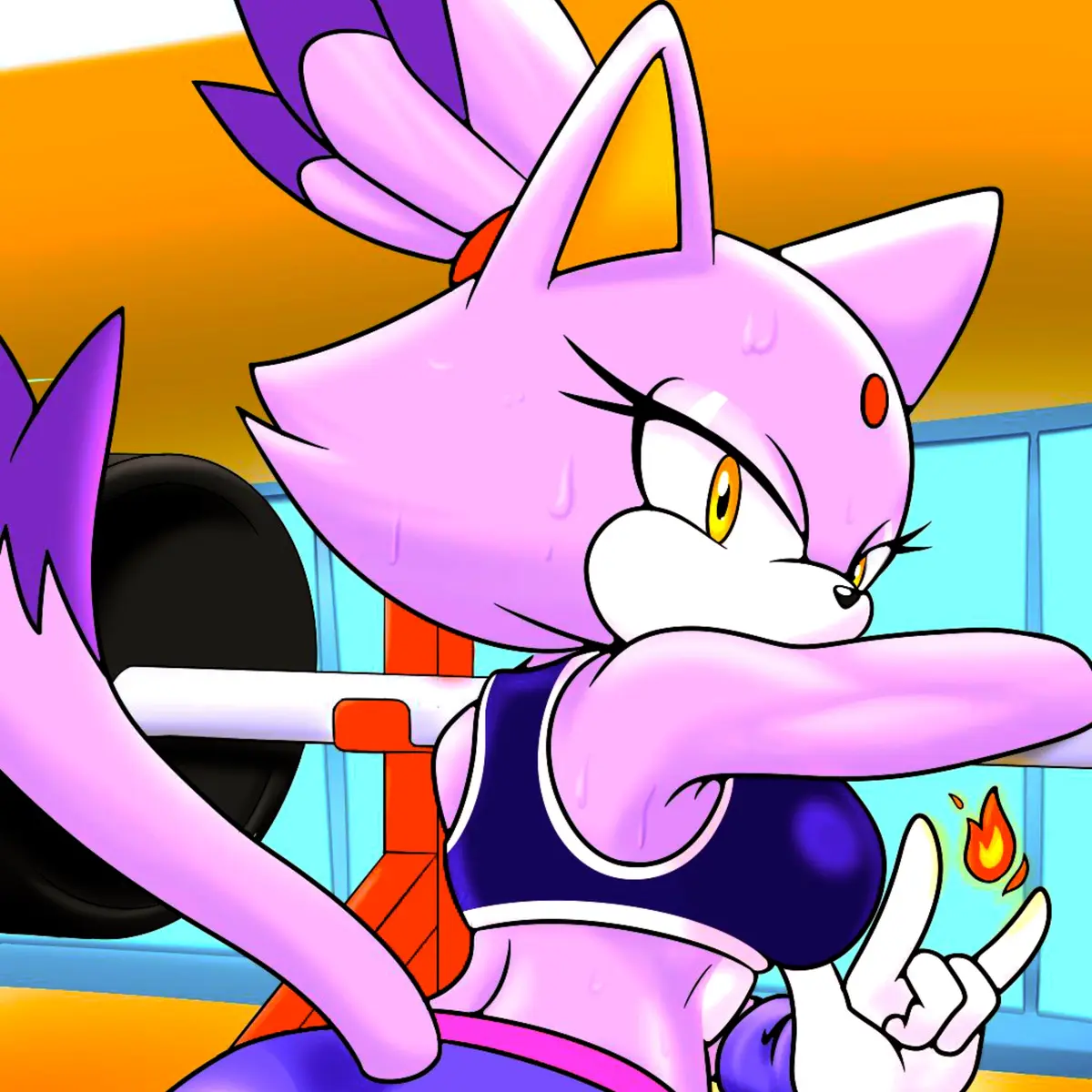 Avatar of Princess Blaze the Cat, Guardian of the Sol Emeralds